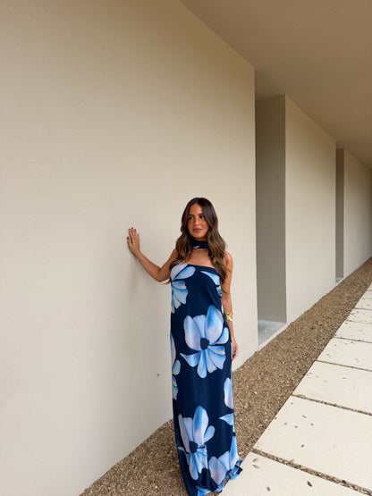 Bloom Dress in Blue