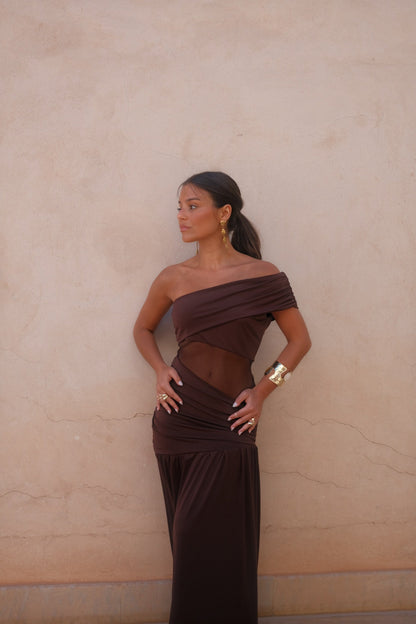 Dune Dress in Brown