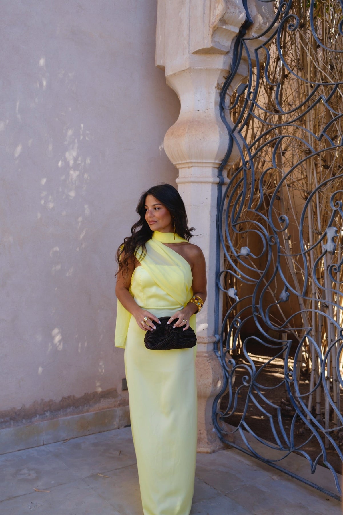 Triana Dress in Yellow
