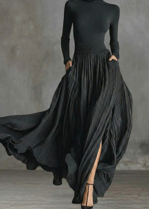 Raquel | Vestido maxi de talle alto