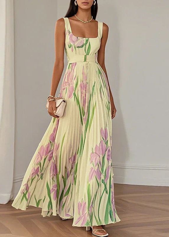 Ainoa | Vestido Maxi Corte A Floral