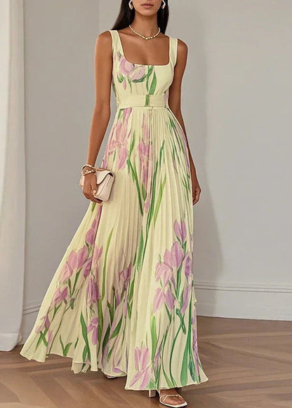 Ainoa | Vestido Maxi Corte A Floral