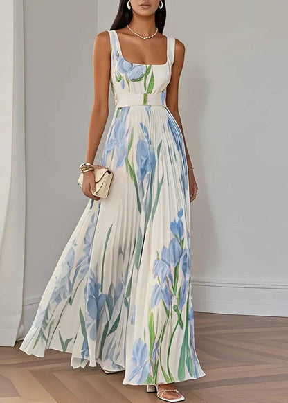 Ainoa | Vestido Maxi Corte A Floral