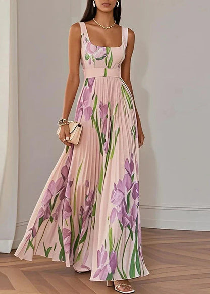 Ainoa | Vestido Maxi Corte A Floral