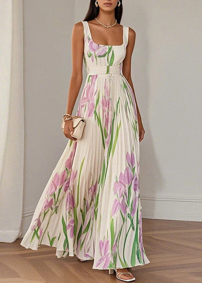Ainoa | Vestido Maxi Corte A Floral