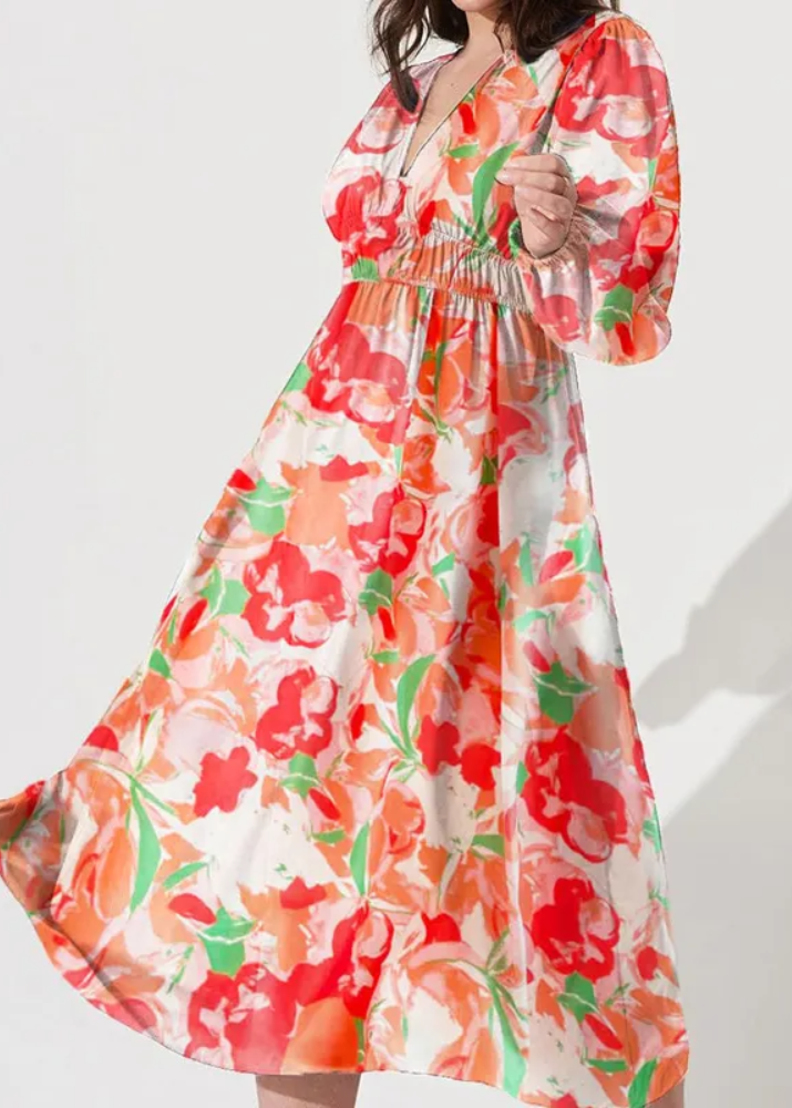 Celine | Vestido Femenino con Estampado Floral