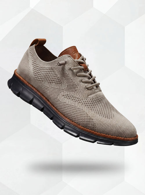 Zapatos Transpirables Ultracomfort: Caqui-Negro