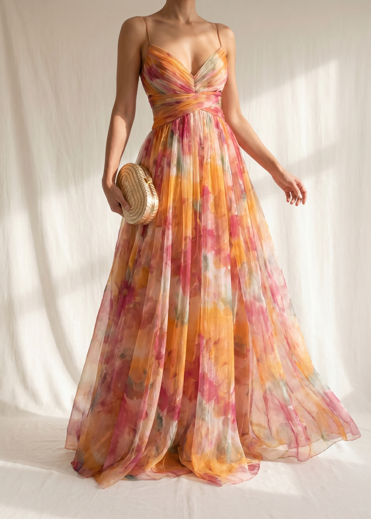 Gisela | Maxi-Vestido Encantador con Estampado Floral