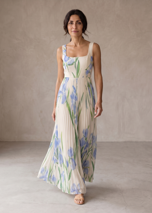 Ainoa | Vestido Maxi Corte A Floral
