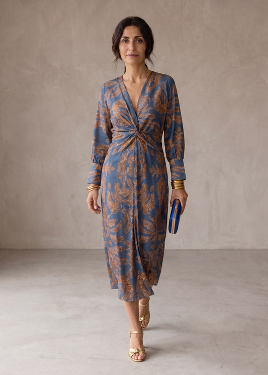 Celeste | Vestido Midi Elegancia Floral