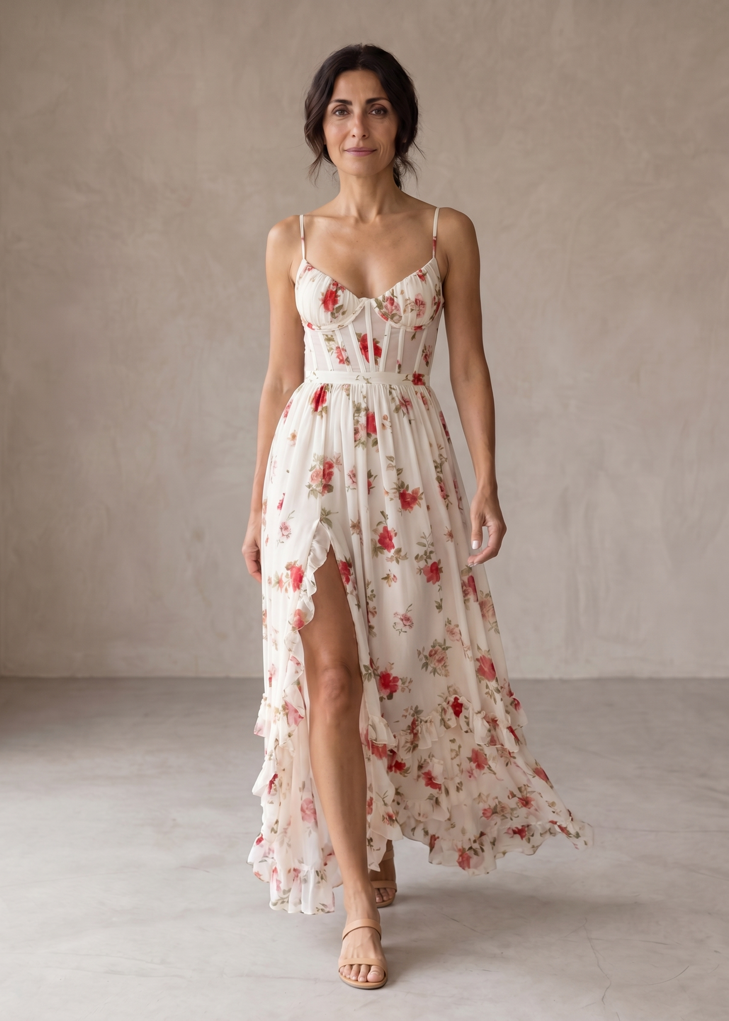 Laura | Vestido Floral Romántico