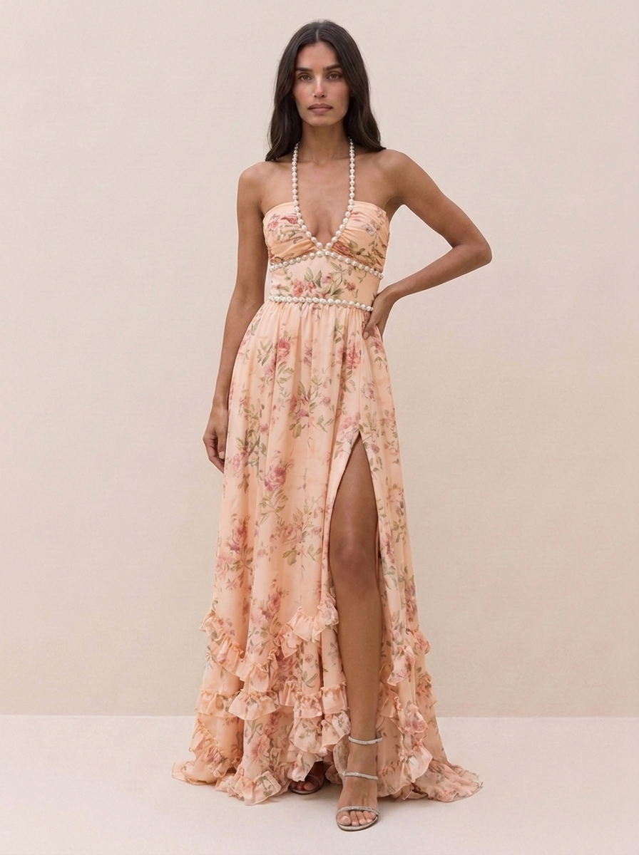 Nova - Vestido Maxi Floral Elegante