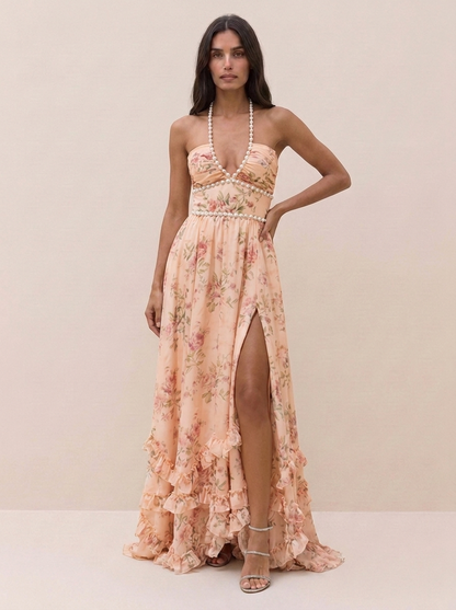 Nova - Vestido Maxi Floral Elegante