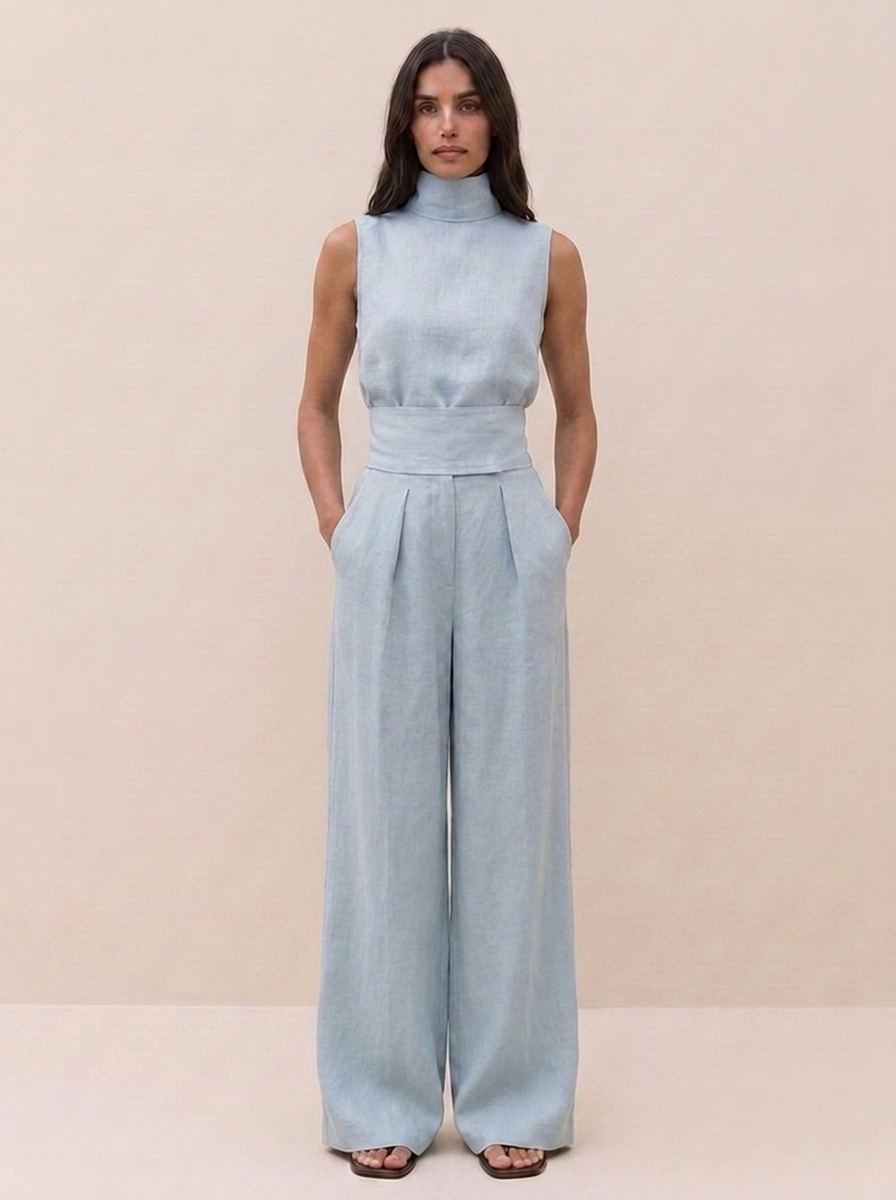 MARIA - Conjunto Lino Minimalista