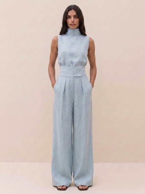 MARIA - Conjunto Lino Minimalista