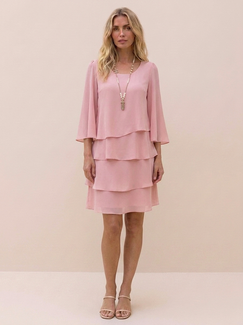 Isabel - Vestido Fluido y Elegante con Volantes