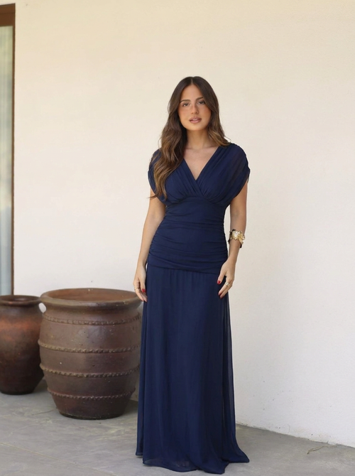 Avery - Vestido Azul Elegante