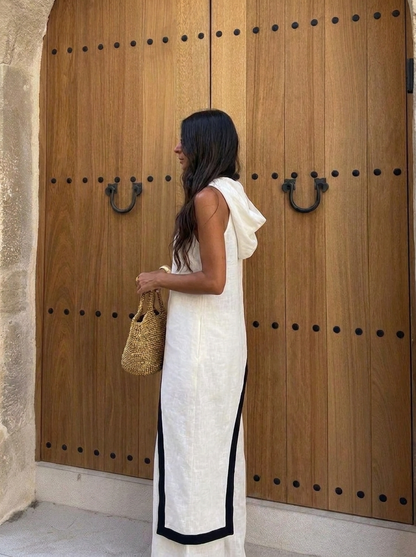 Mar - Conjunto elegante de dos piezas con corte artístico