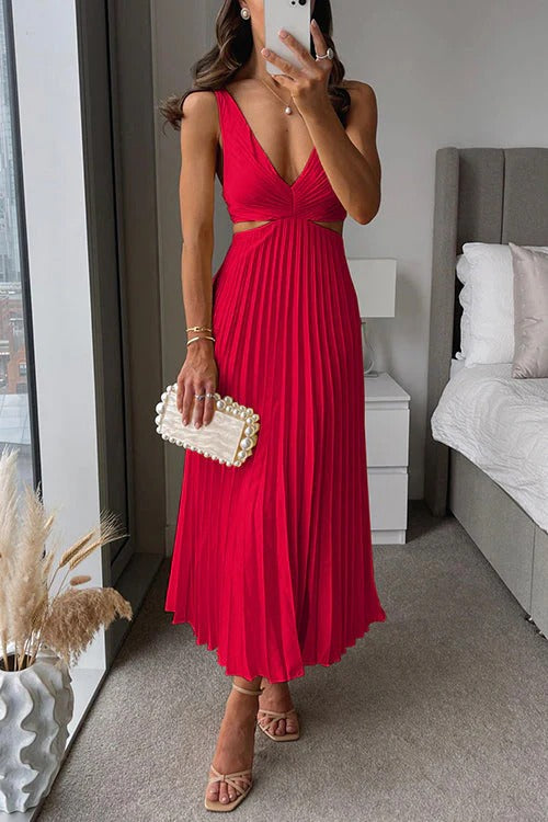 Isabella - Vestido plisado elegante