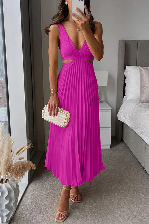 Isabella - Vestido plisado elegante