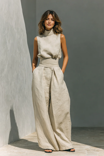 MARIA - Conjunto Lino Minimalista