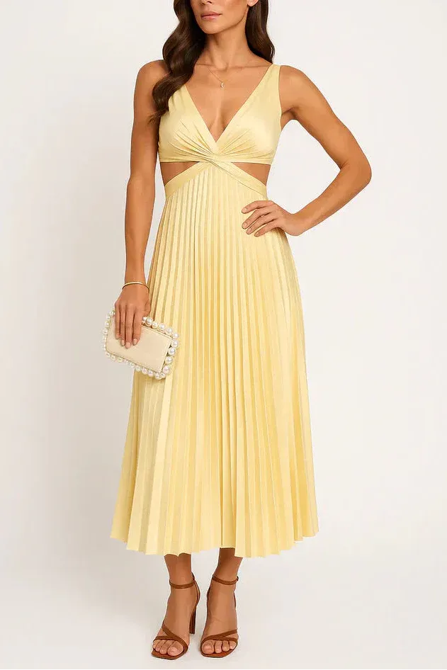 Isabella - Vestido plisado elegante