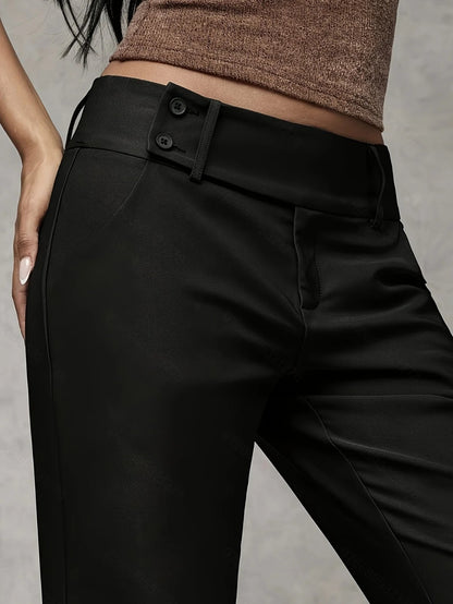 LUNA - Pantalón Moderno Acampanado