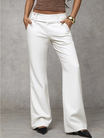 LUNA - Pantalón Moderno Acampanado