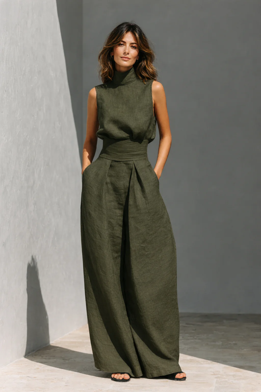 MARIA - Conjunto Lino Minimalista