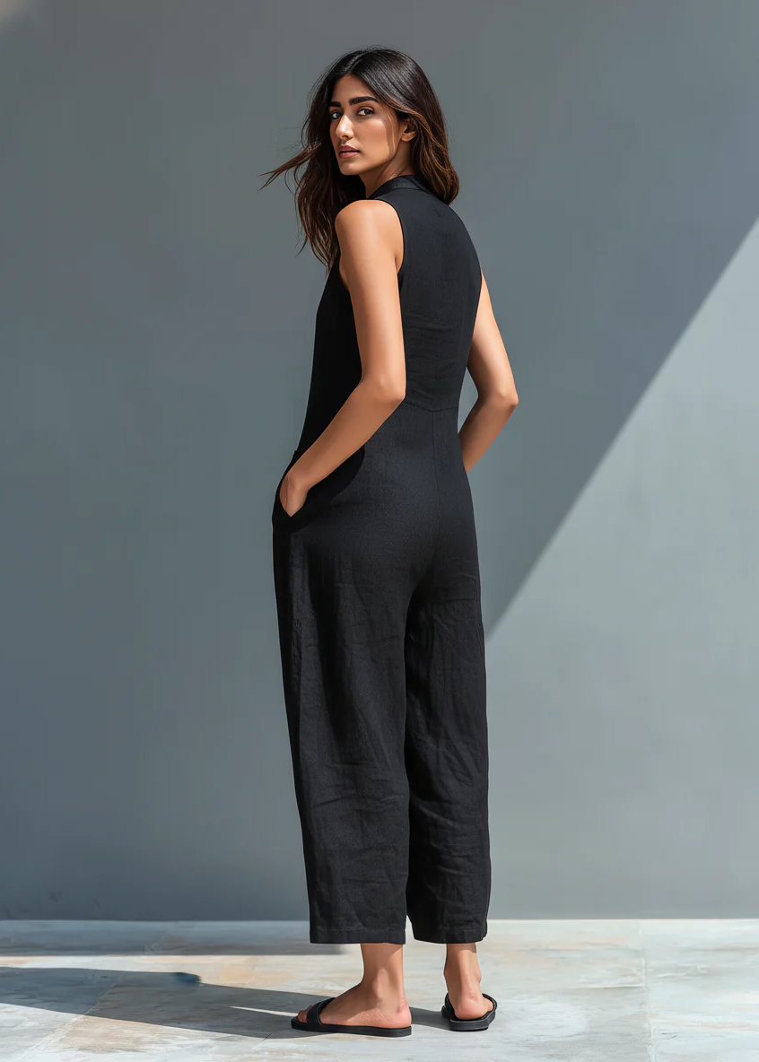 LEILA - Elegante mono sin mangas