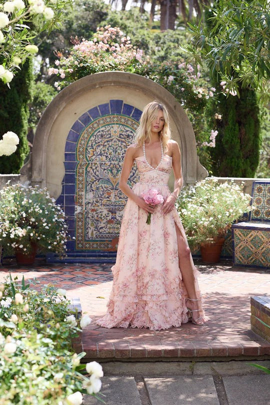 Nova - Vestido Maxi Floral Elegante