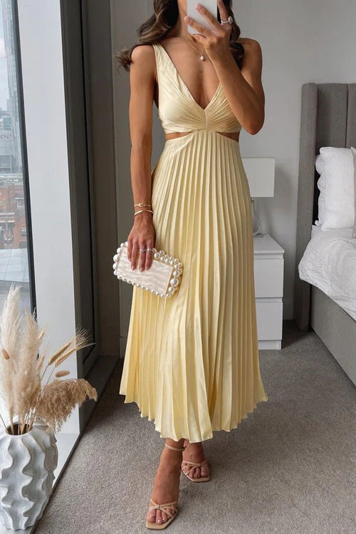 Isabella - Vestido plisado elegante