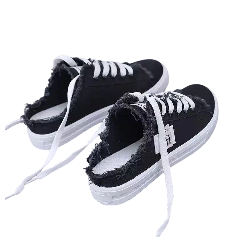 Zapatillas vaqueras tipo mule para mujer